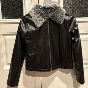 EMC kids small leather jacket